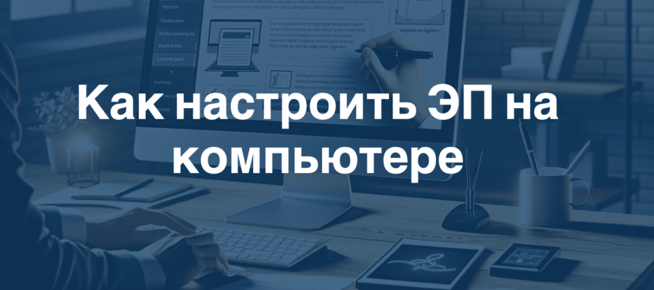 КАК НАСТРОИТЬ ЭП НА КОМПЬЮТЕРЕ