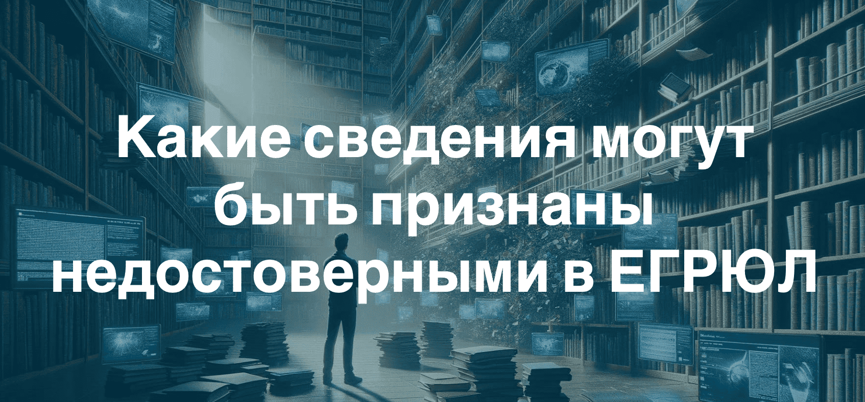 Какие сведения могут быть признаны недостоверными в ЕГРЮЛ