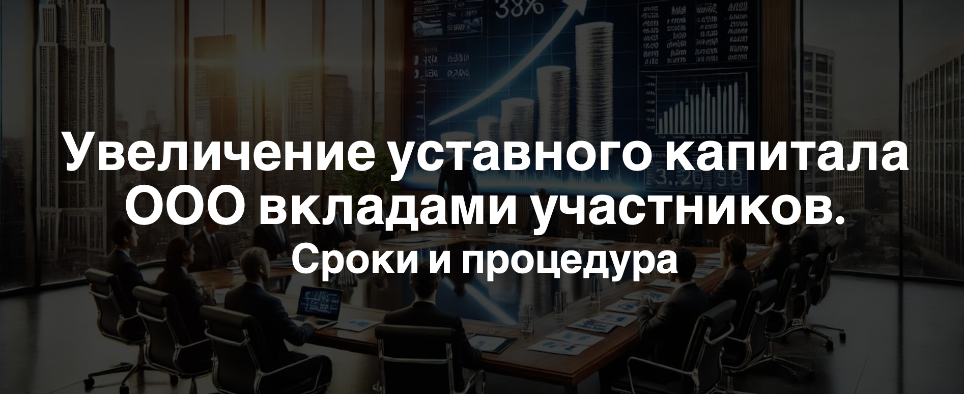 Увеличение уставного капитала ООО вкладами участников. Сроки и процедура