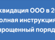 Ликвидация ООО в 2025: полная инструкция и упрощенный порядок